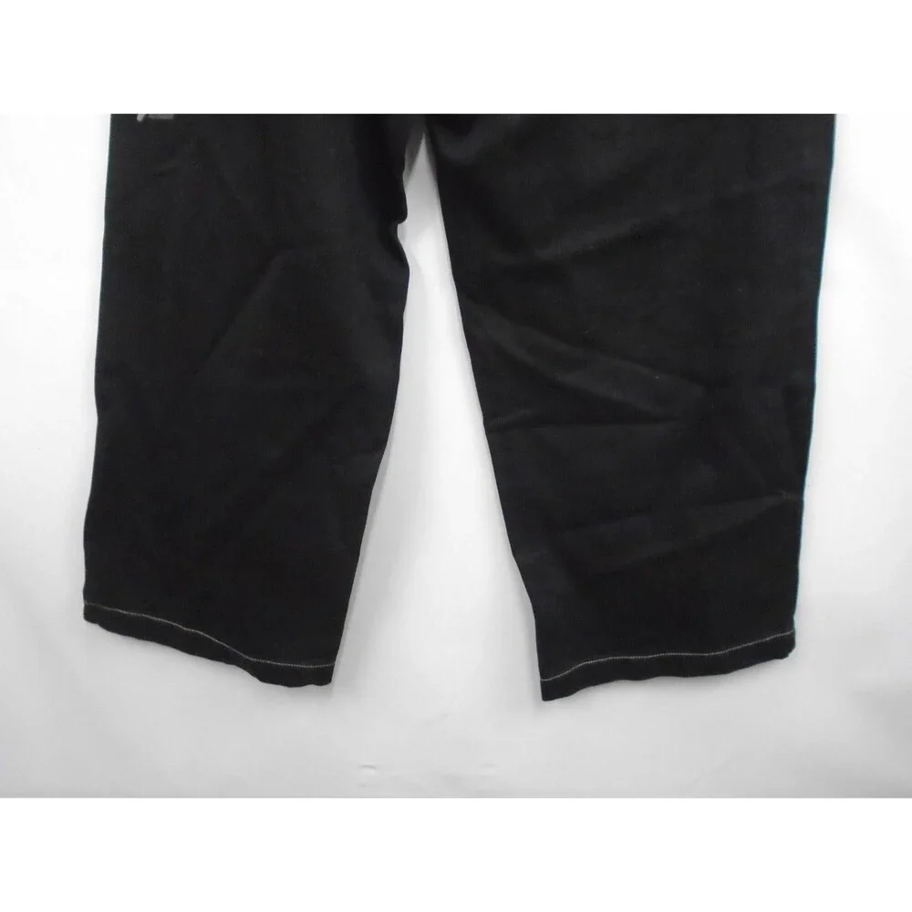 NWT VTG JNCO Phoenix Crown Wide Leg Jeans Black Baggy Rave Skater Y2K Mens 32x30